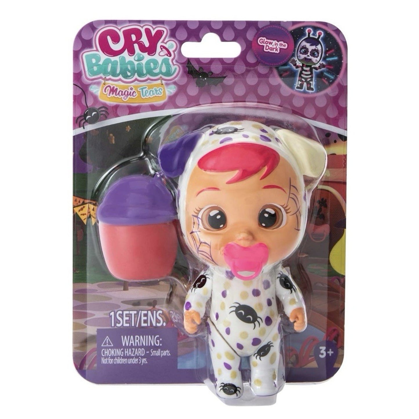 🔥Cry Babies Magic Tears Doll Figure Full Set Glow in the Dark Series BNWT🔥