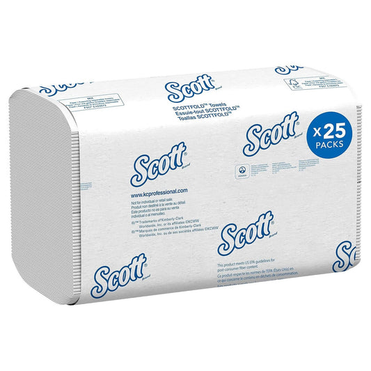 🔥Scott 01980 Pro Multifold Paper Towels w/Fast Drying Absorbency Pockets 5pk🔥