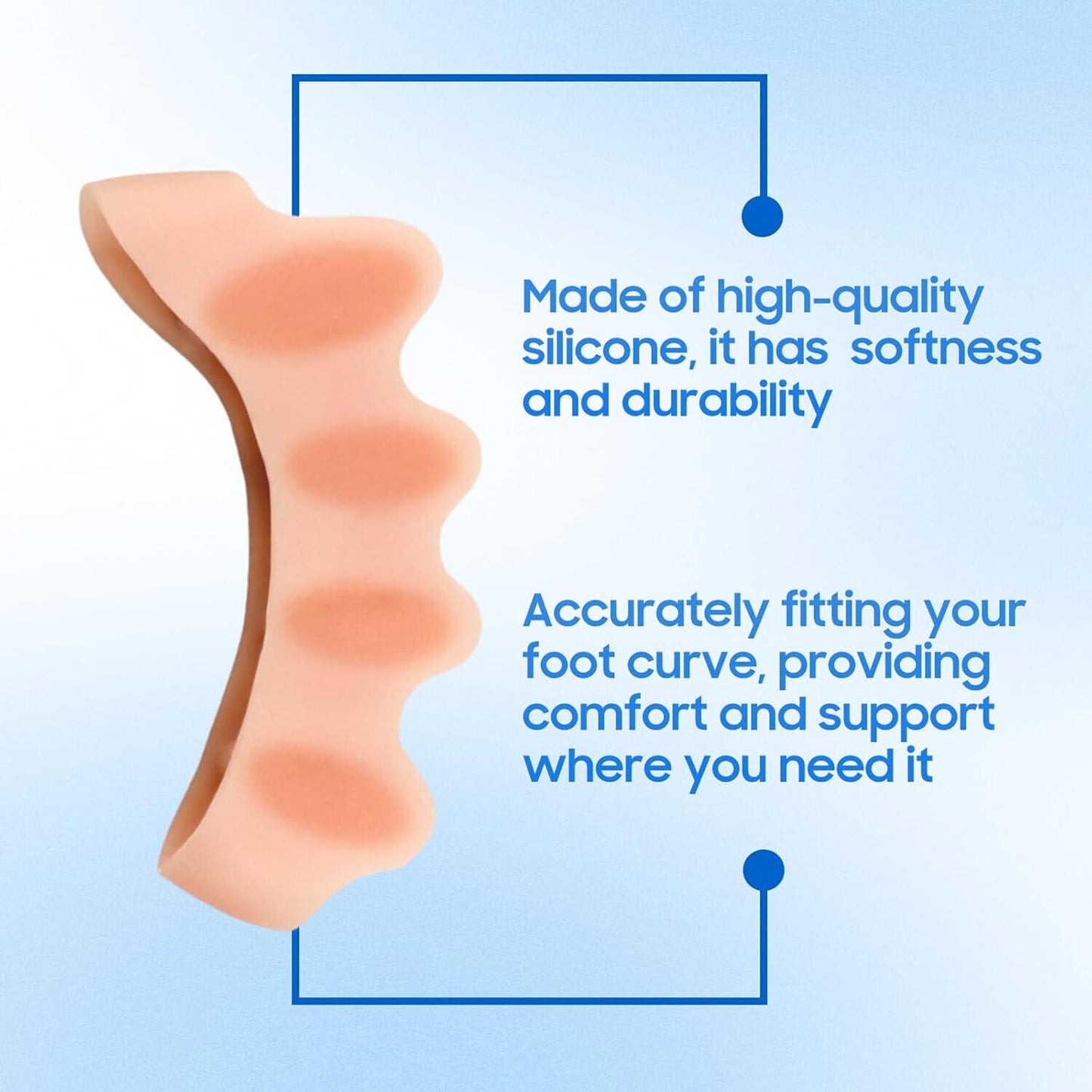 🔥2PCS Toe Separators for Women/Men Foot Health and Pain Relief BNWT🔥