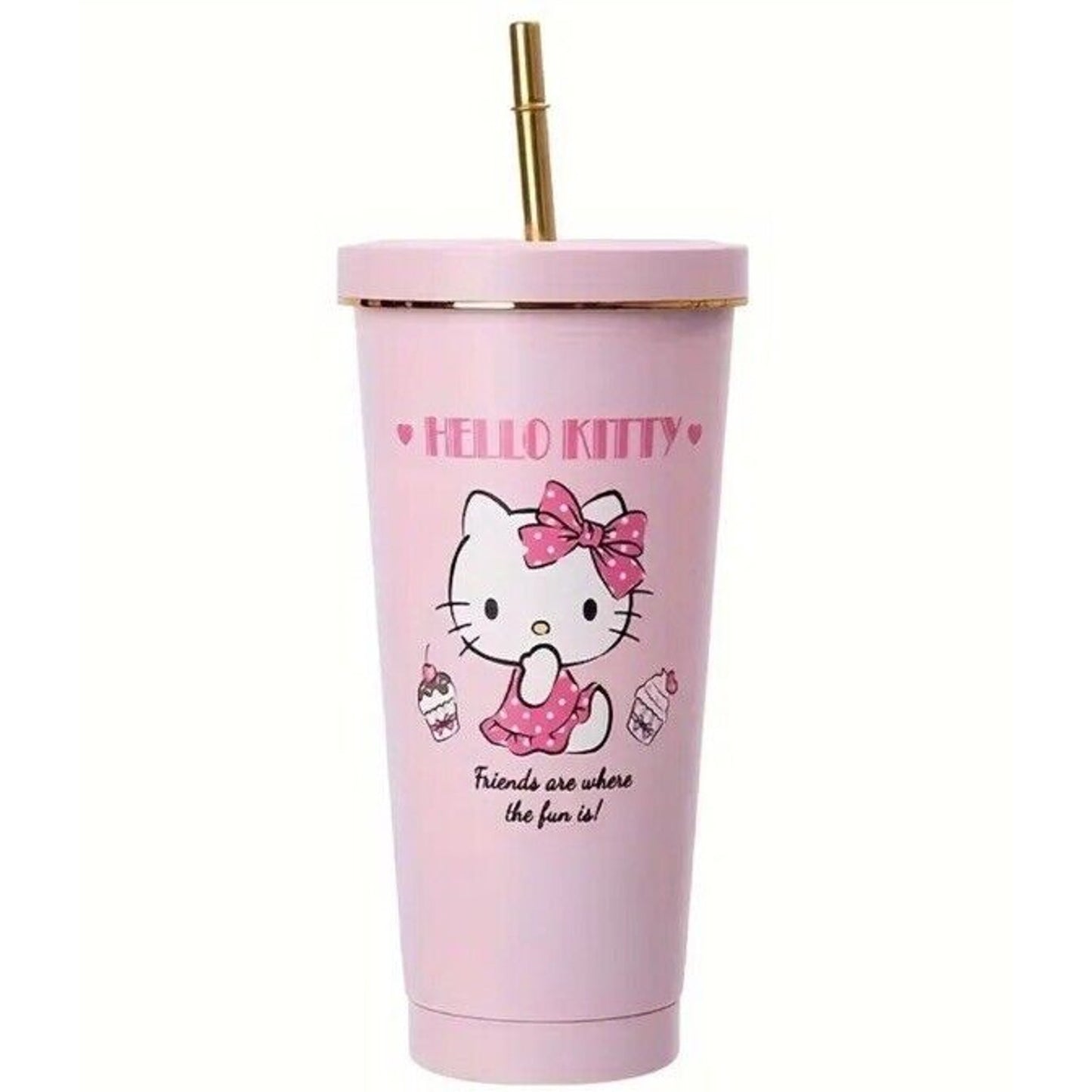 🔥Hello Kitty Insulated Water Bottle Cute Water Cup Large Capacity BNIB🔥
