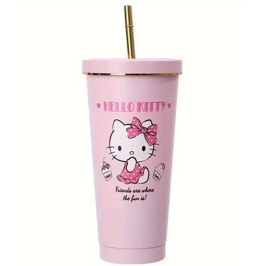 🔥Hello Kitty Insulated Water Bottle Cute Water Cup Large Capacity BNIB🔥