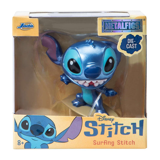 🔥Disney MetalFigs Lilo & Stitch - 2" Surfing Stitch Figure BNWT🔥