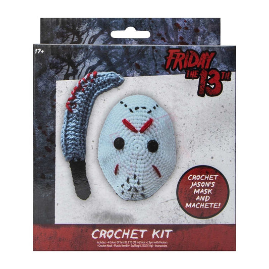🔥Halloween Crochet Kit - Friday the 13th - Jason's Mask & Machete BNWT🔥
