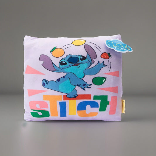 🔥Disney Stitch Travel Cloud Throw Pillow 13in BNWT🔥