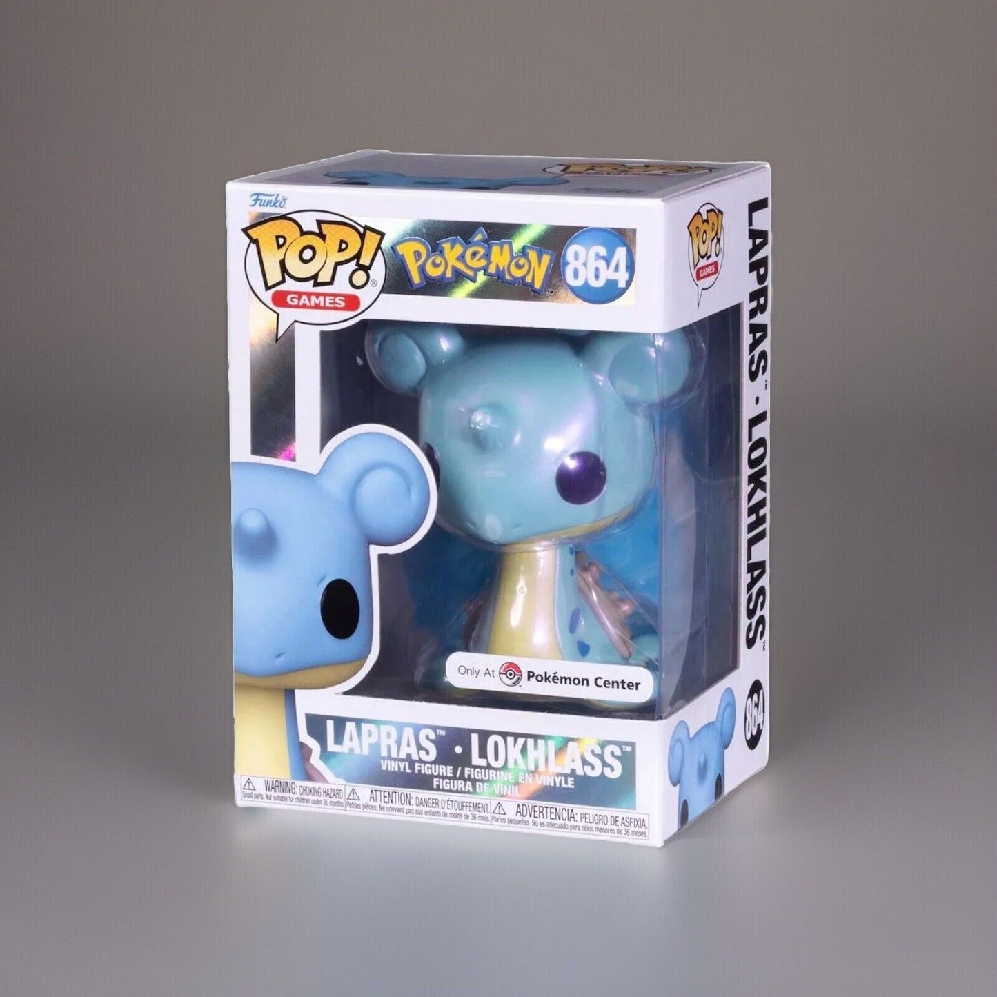 🔥Funko Pop Lapras Pearlescent Pokemon Center Exclusive BNWT🔥