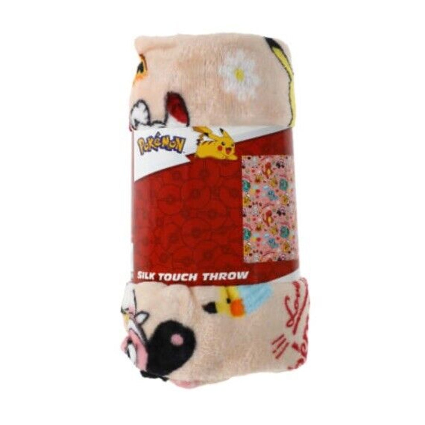🔥Pokemon Tan 40 x 50 Inch Silk Touch Throw Blanket BNWT🔥
