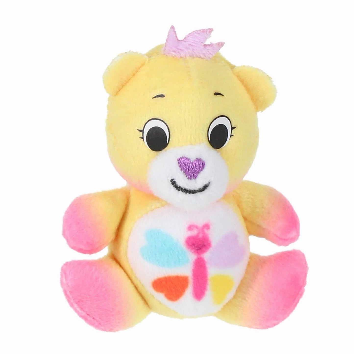 🔥Micro Teenies Care Bears Calming Heart Bear Mini Plush HTF BNWT🔥