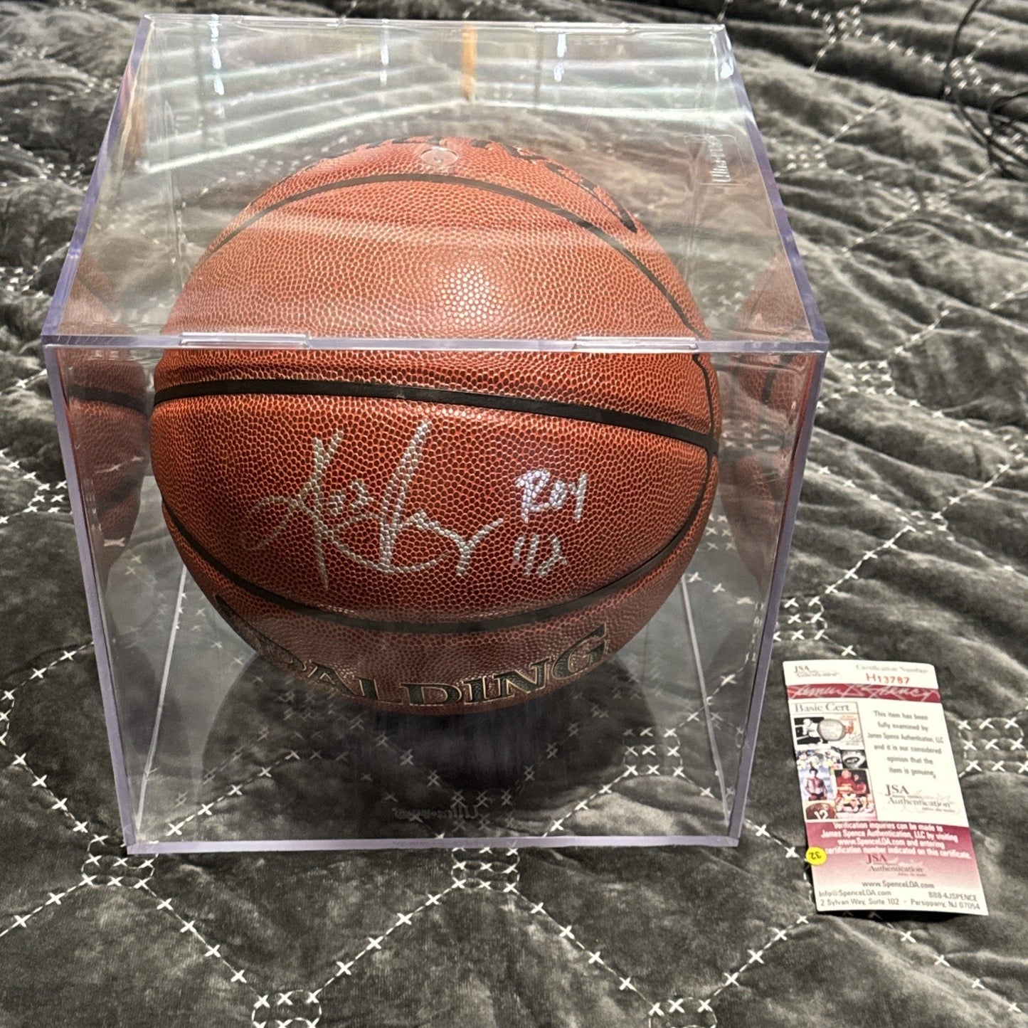 🔥Kyrie Irving Rookie of the Year Autographed Basketball JSA COA🔥