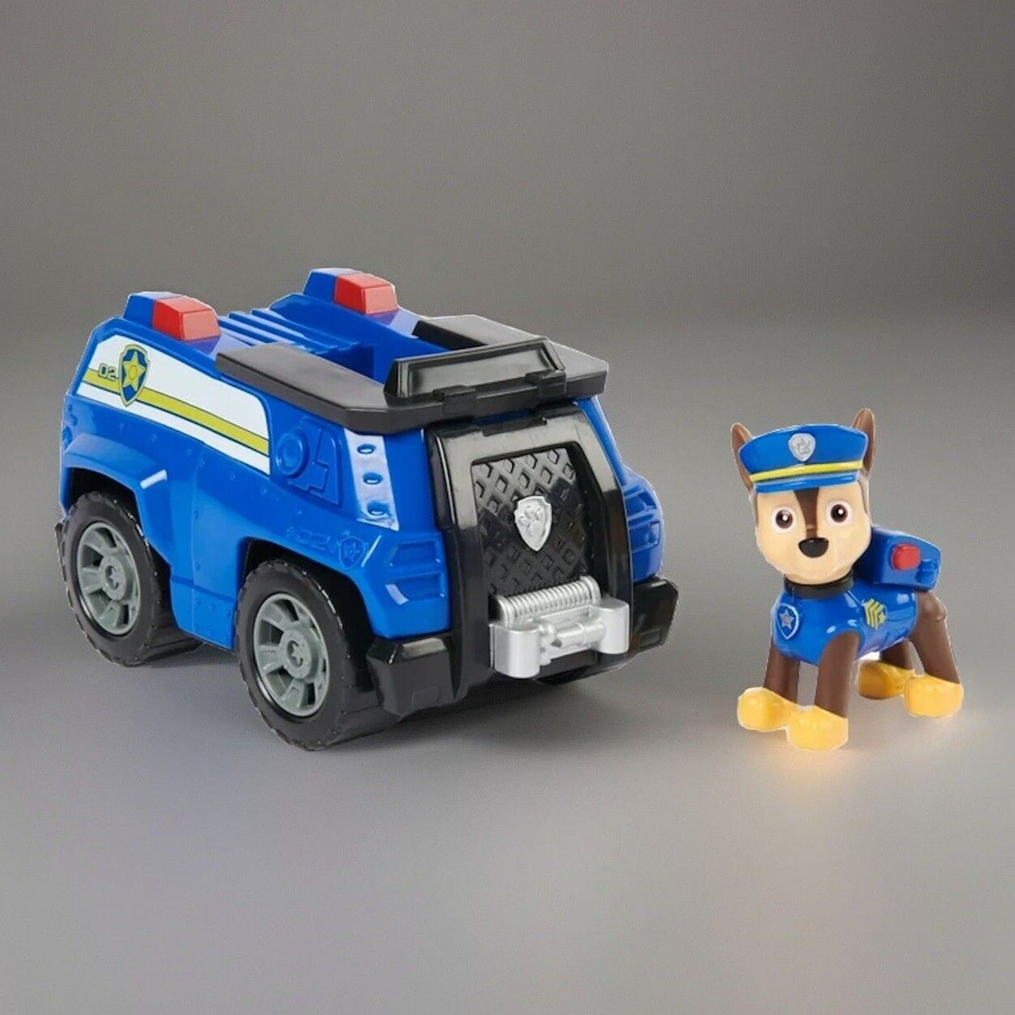 🔥Paw Patrol Chase S Patrol Cruiser Toy Car With Collectible Action Figure💥