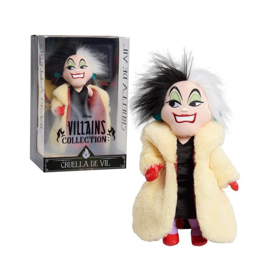 🔥Disney Villains Collection Cruella De Vil 13” Collectible Plush Doll BNWT🔥