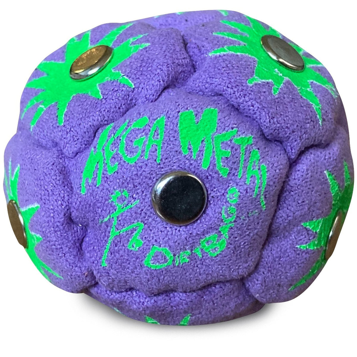 🔥World Footbag DirtBag Mega Metal Hacky Sack PURPLE/GREEN BNWT🔥