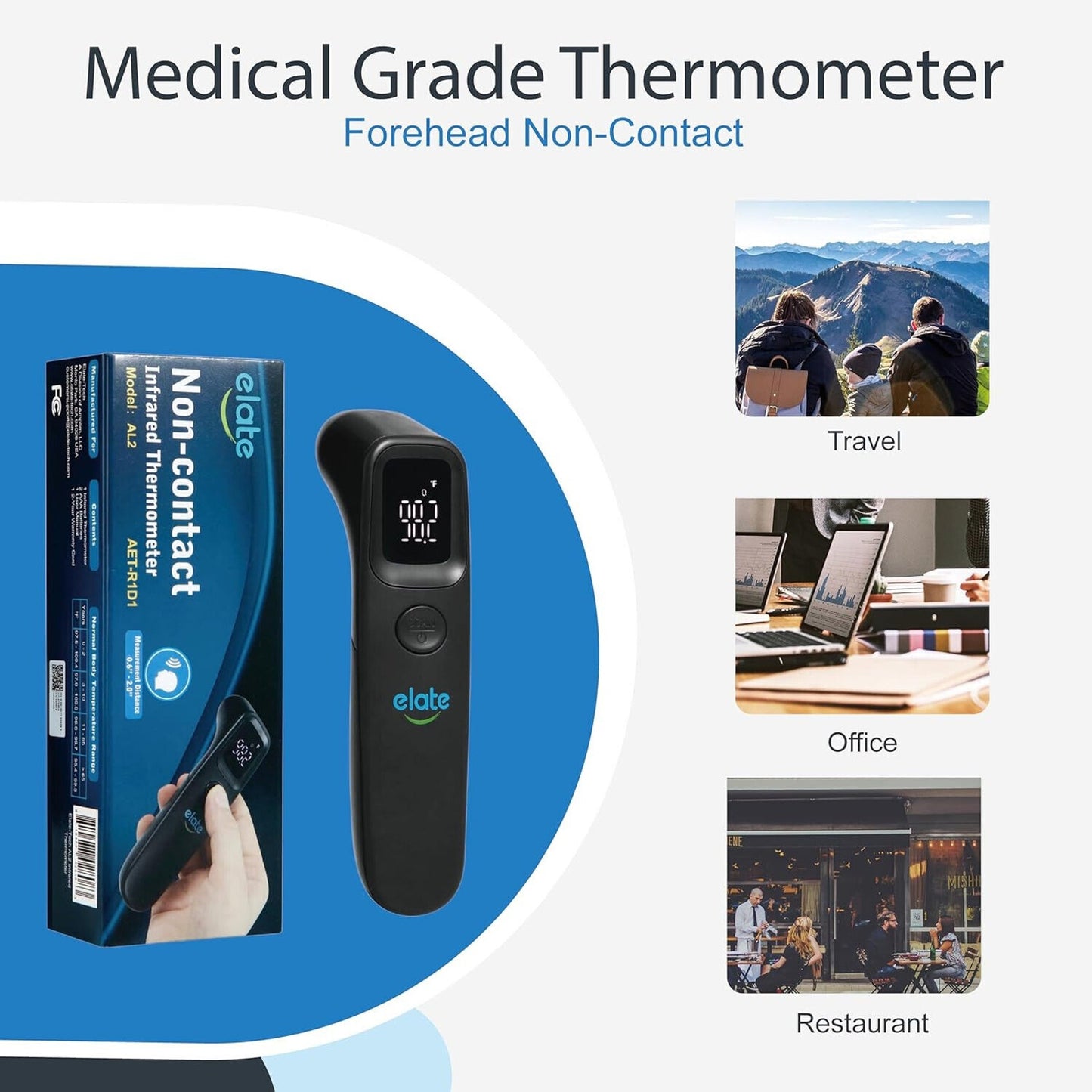 🔥NON-CONTACT Thermometer Body Forehead Infrared Digital Adult Baby BNWT🔥