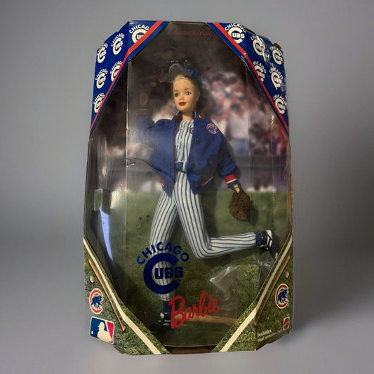🔥Barbie Chicago Cubs Doll Barbie Collectibles Mattel 1999 BNWT💥