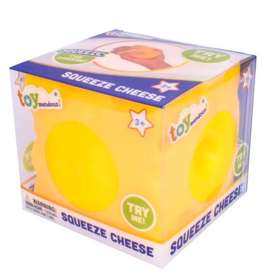 🔥Toymendous Squeeze Cheese Squishy Stress Toy - TIKTOK VIRAL BNWT🔥