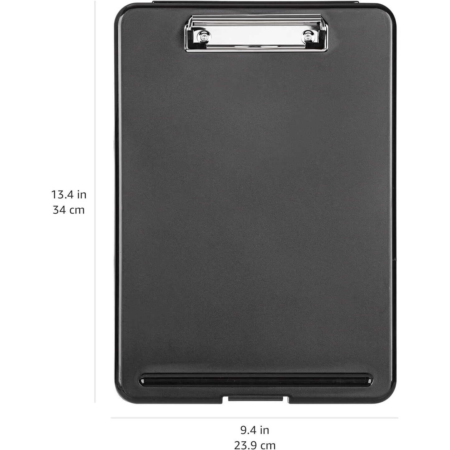 🔥Universal Storage Clipboard 1/2" Capacity 8 1/2 x 11 1 Compartment Black NWT🔥