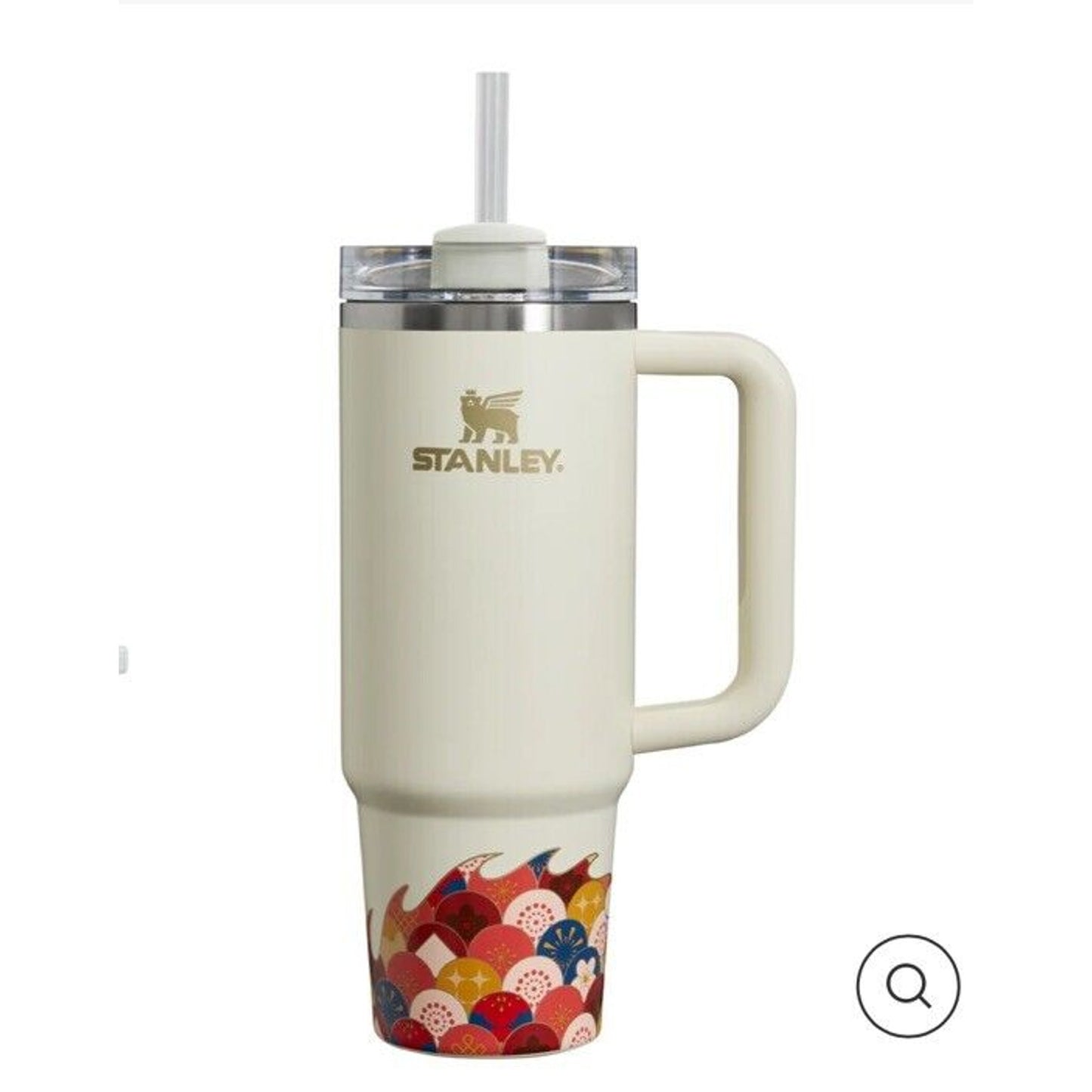 🔥Stanley Lunar New Year Quencher H2.0 Flowstate Tumbler 30oz Cream Dragon NWT🔥