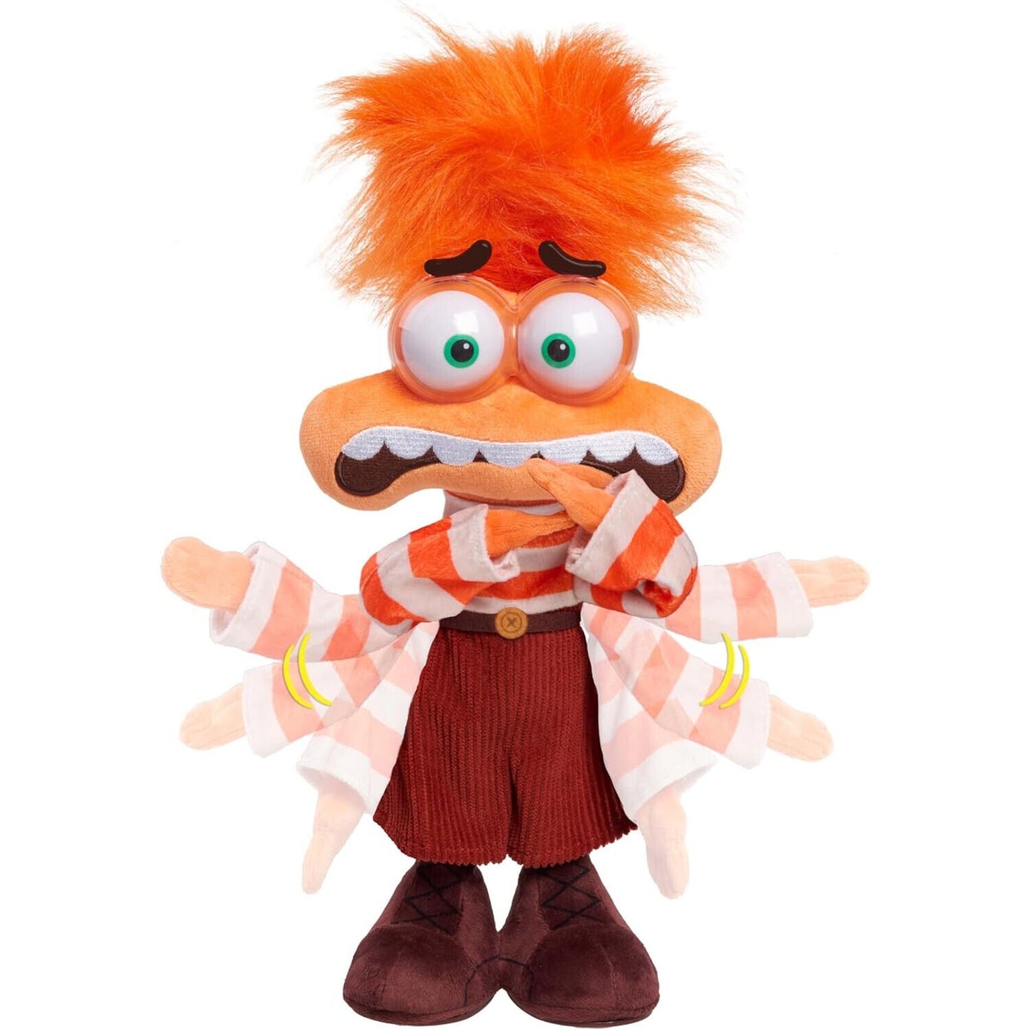🔥Just Play 45514 Disney and Pixar Inside Out 2 Shaking Anxiety Feature Plush🔥