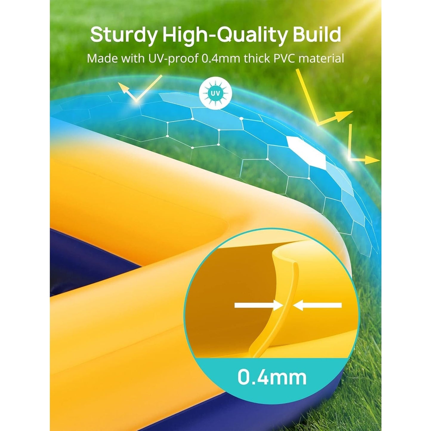 🔥Kiddie PooL Evajoy Inflatable Kids Pool Summer Water Party Inflatable Pool🔥