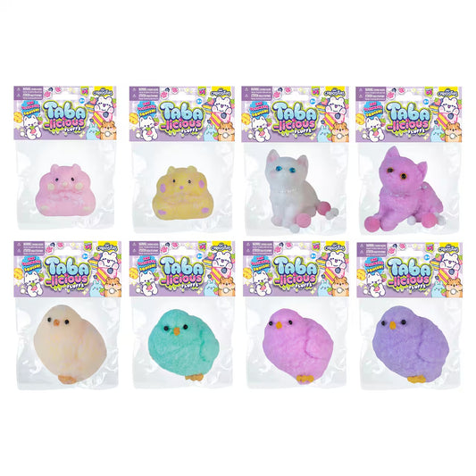 🔥Taba-licious Fluffs CHICK Orb Curiosities Squeeze Squishy Toy Purple BNWT🔥