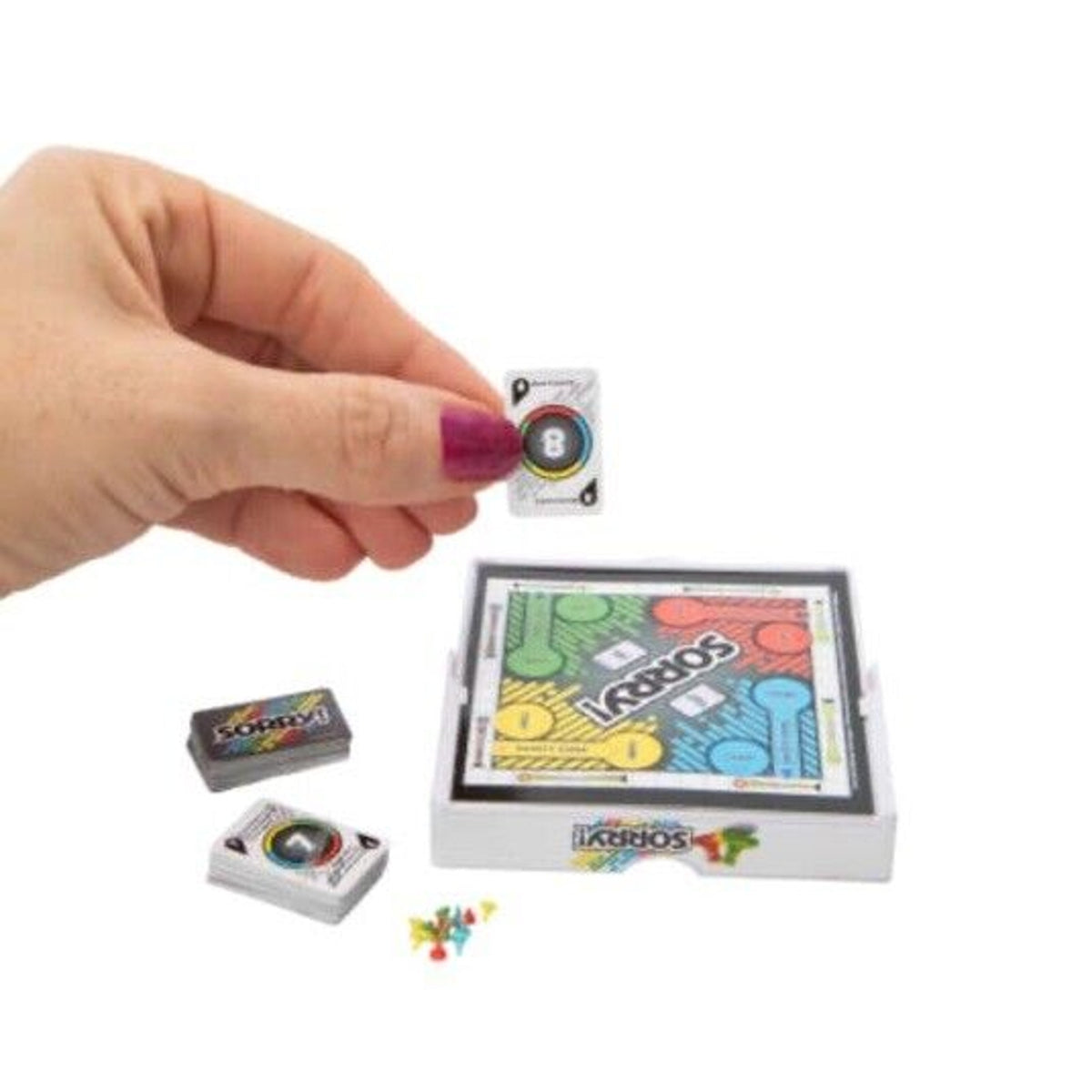 🔥Worlds Smallest SORRY Board Game Dollhouse Miniature BNWT🔥