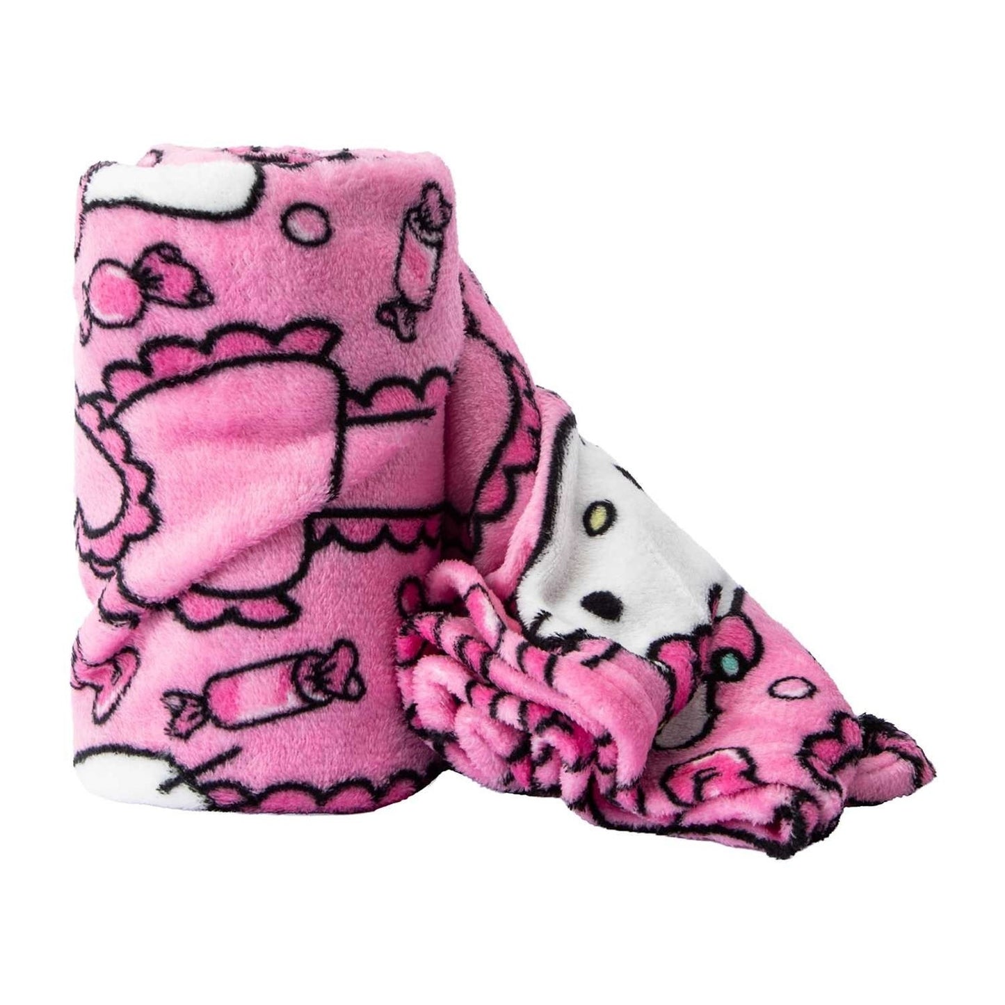 🔥SANRIO HELLO KITTY PLUSH SILK TOUCH THROW BLANKET 40 X 50" BNWT🔥