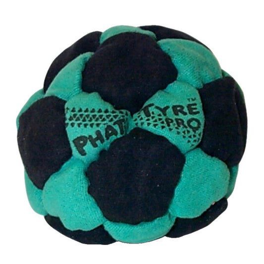 🔥World Footbag Phat Tyre Pro Footbag Hacky Sack BLACK/GREEN BNWT🔥