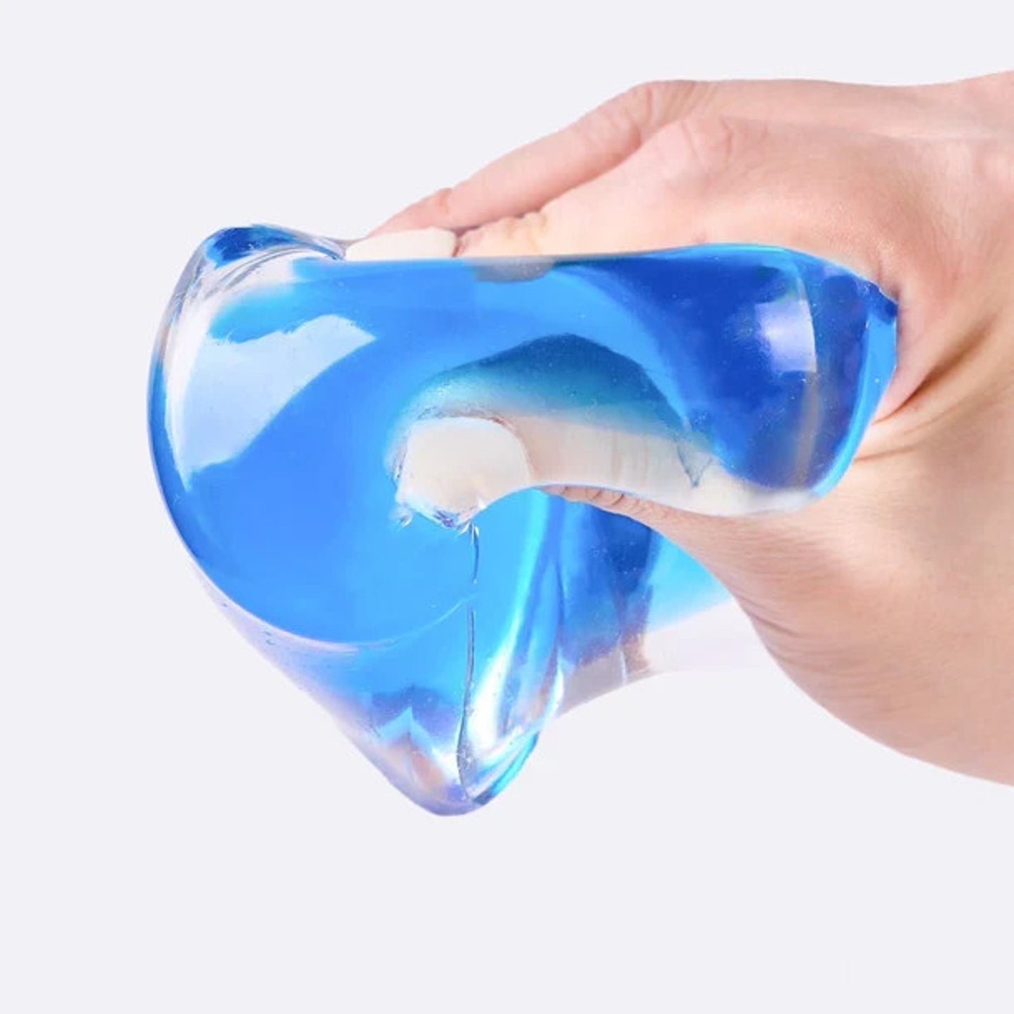 🔥Nested Blue Ice Cube Taba Squishy BNWT🔥