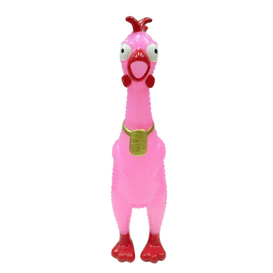 🔥Animolds Squeeze Me Chicken with Sound Squeeze Toys 9" BNWT🔥