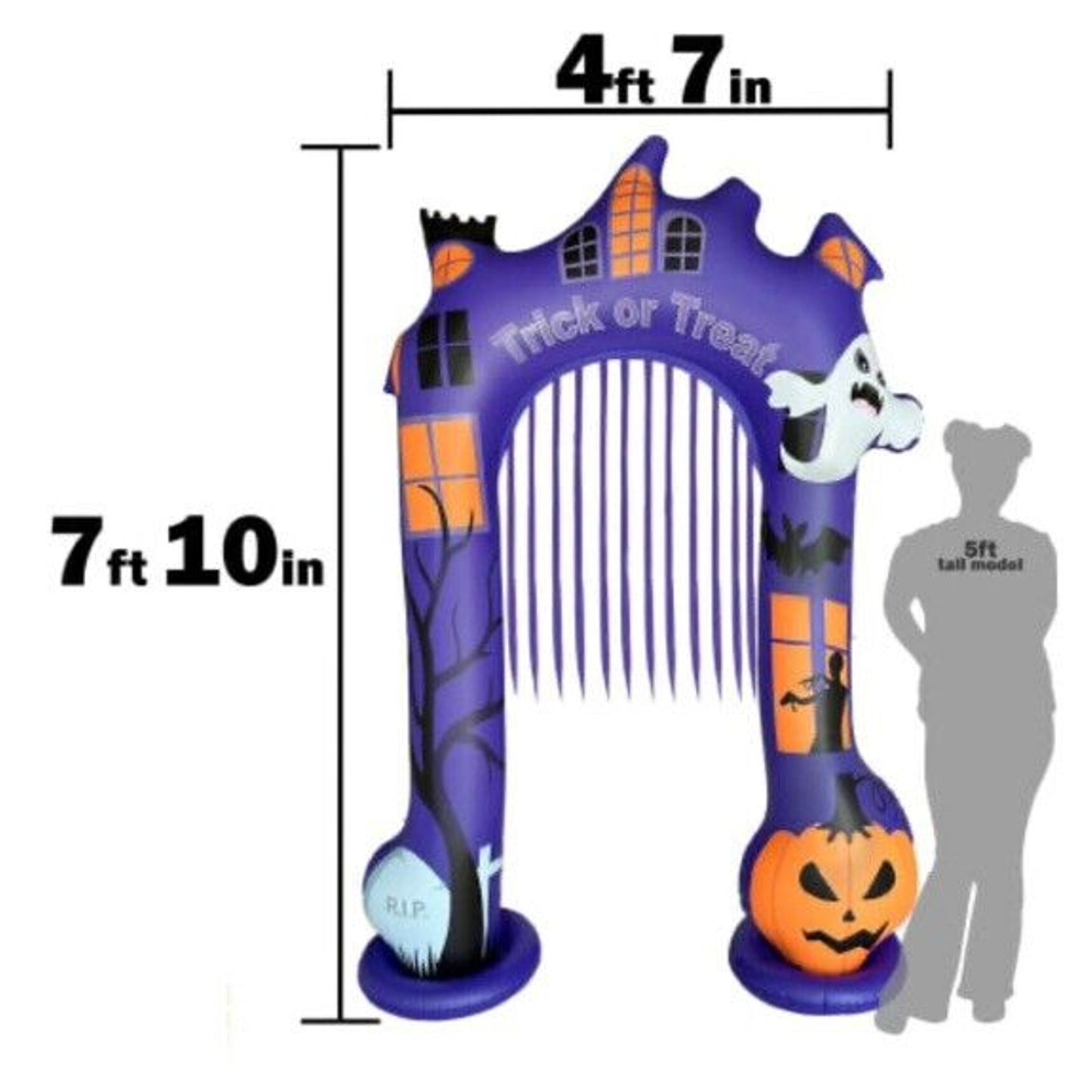 🔥7ft Inflatable Haunted Arch Halloween Decoration BNWT🔥
