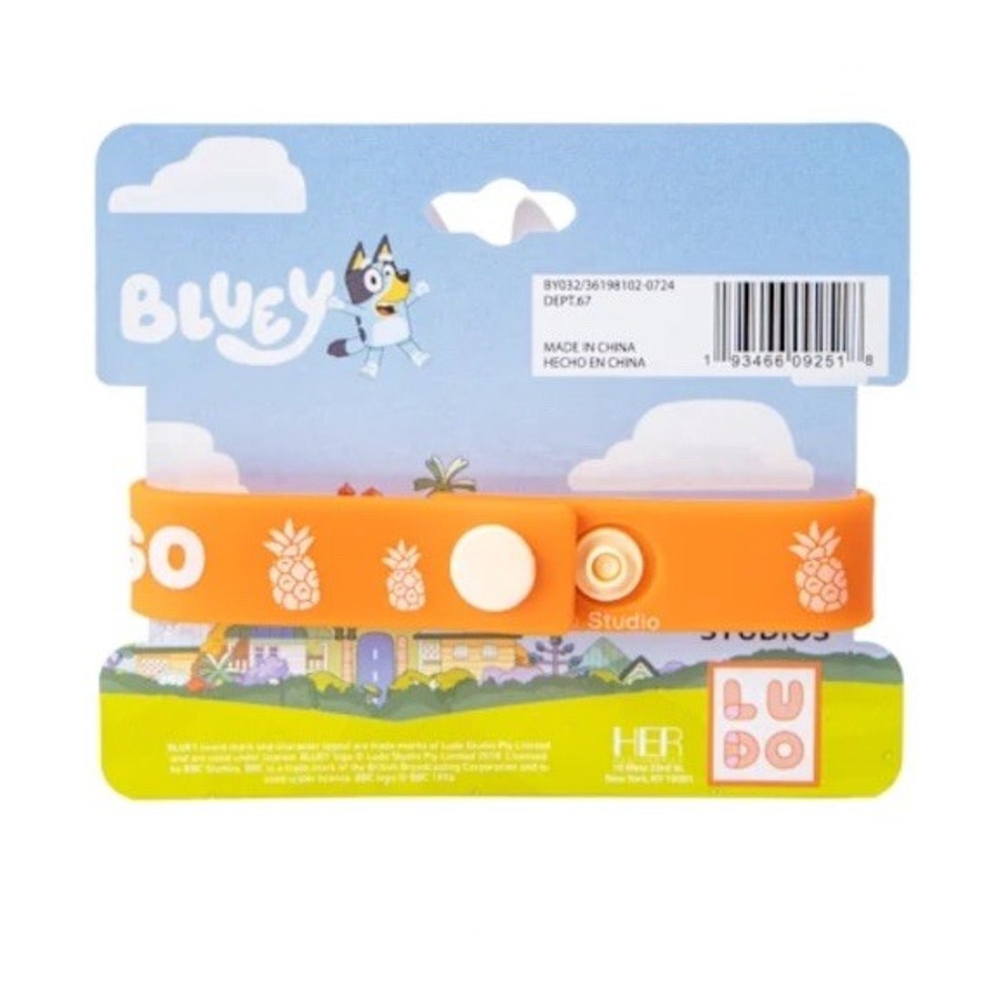 🔥Bluey & Friends Light Up Bracelet Bingo BNWT🔥