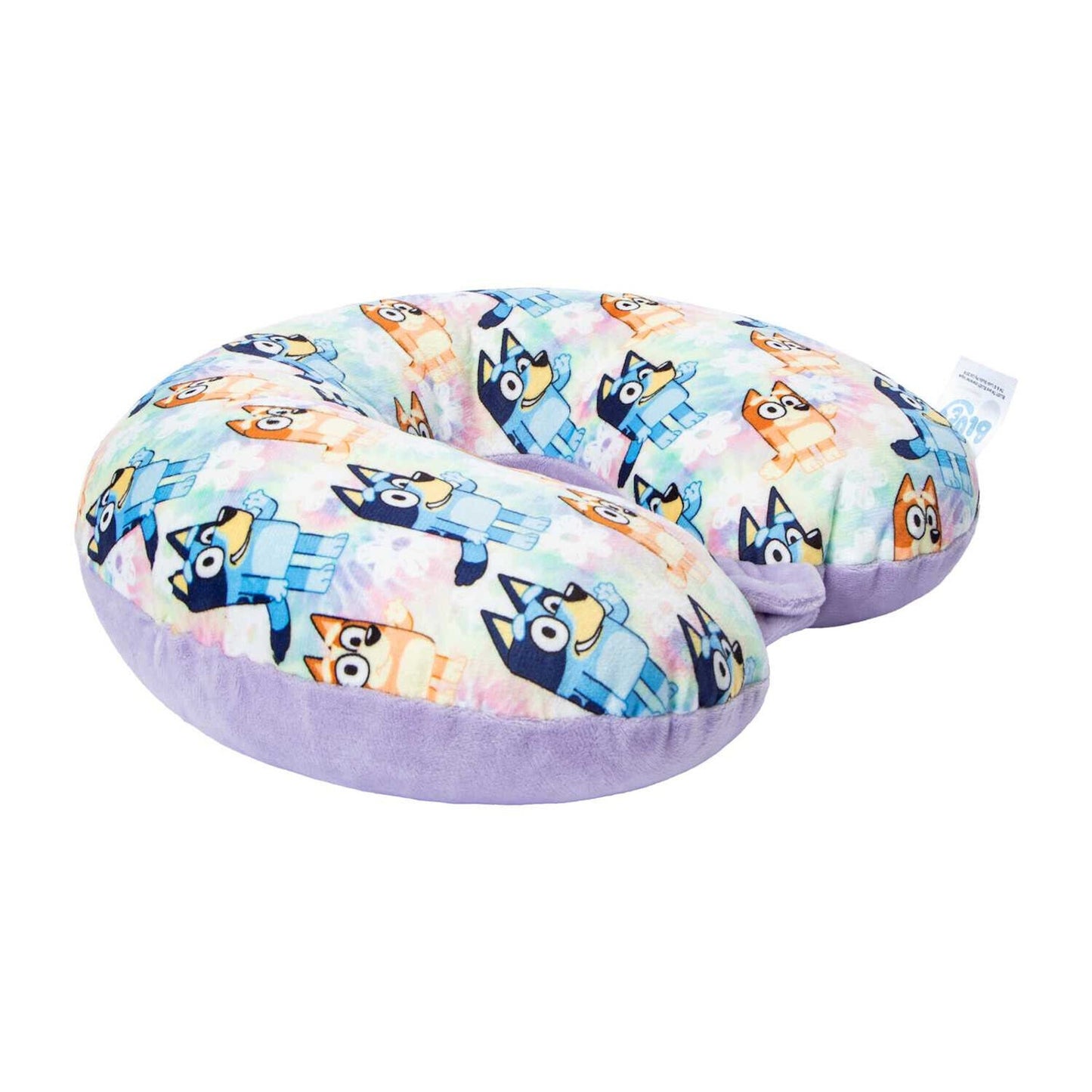 🔥Bluey Tie Dye Travel Neck Pillow BNWT🔥