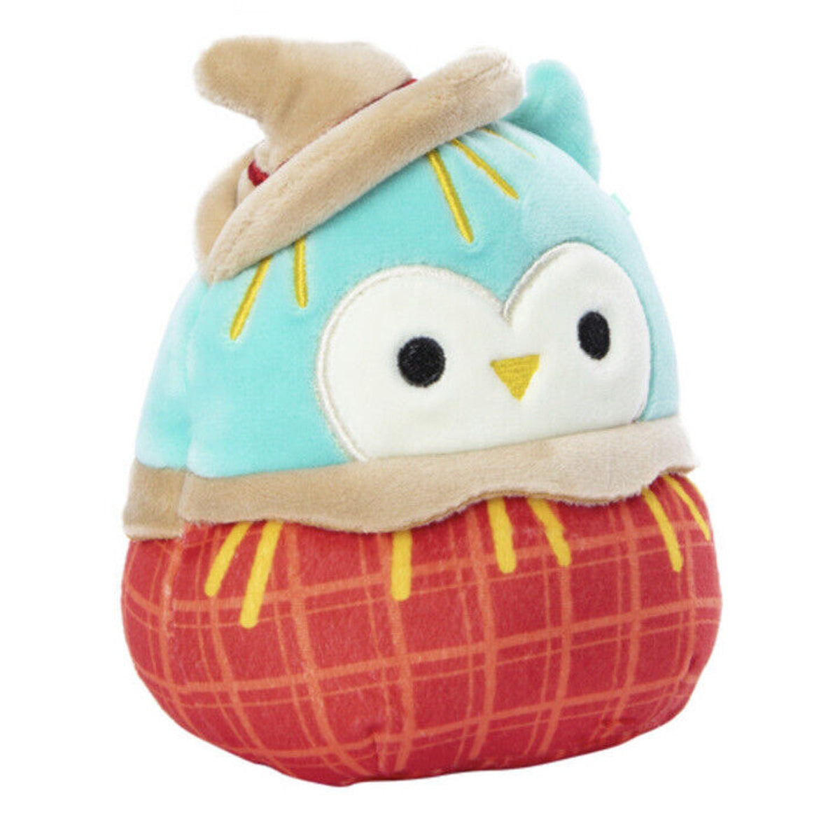 🔥Squishmallows Collection Winston the Owl Scarecrow Small Plush Doll 4.5" NWT🔥
