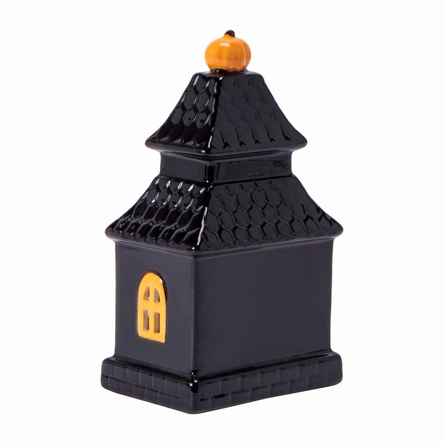 🔥Halloween Ceramic LED Light Up Haunted House BNWT🔥