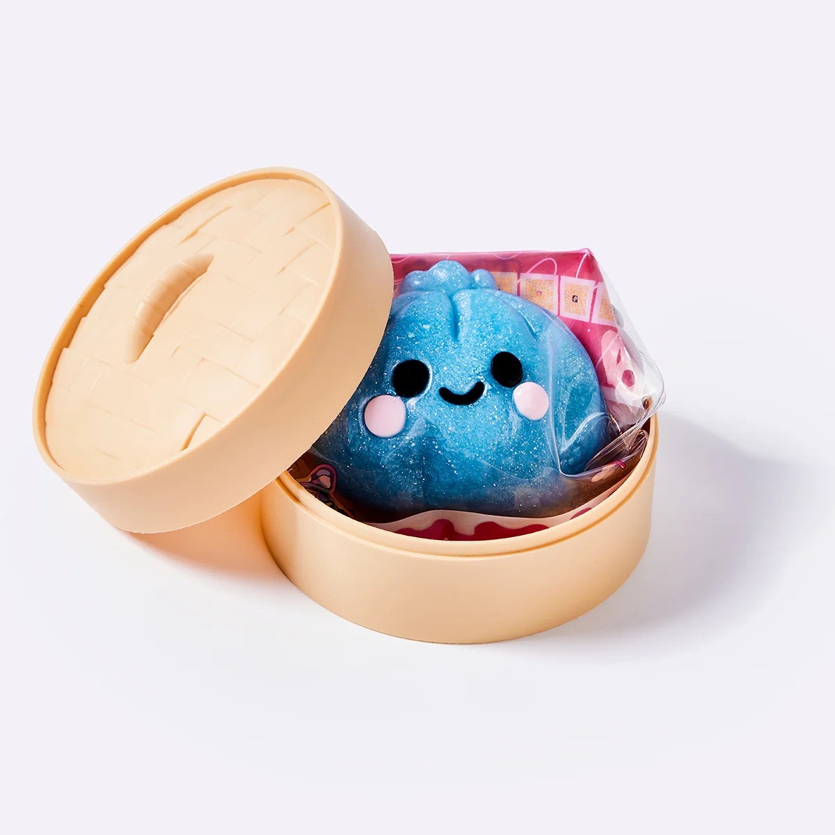 🔥Tabasquishy Blue Glitter Dumpling Squishy Squeeze Toy BNWT🔥
